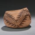 Northern California Twined Basketry Bowl