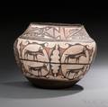 Zuni Polychrome Pottery Jar