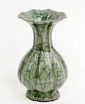 Raku Crackled Table Vase