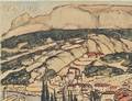 Continental School 20th Century Hillside View of Cassis France