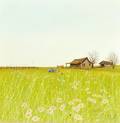 Duane Albert Armstrong American b 1938 Prairie Scene