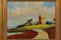 Attributed to Adolf Arthur Dehn American 18951968 Coastal Farm View