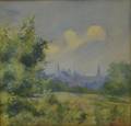 Eben Farrington Comins American 18751949 View of Harvard College in Spring