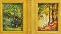 Theresa Ferber Bernstein American 18902002 Two Works Purple Landscape Trees at Right