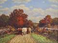 George Arthur Hays American 18541945 Farmer with Cows on a Path