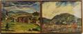 Two Midcentury Oil Landscapes William S Copp American b 1891 Vermont