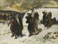 Moshe Rosenthalis LithuanianIsraeli 19222008 Refugees in Winter