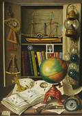 Charles Cerny AmericanFrench 18921965 Bibliotheque Geographique 1952 Still Life