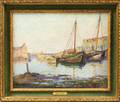 Arthur E Ward American 18631928 Low Tide Rockport Harbor
