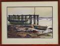 Ted Kautzky American 18961953 Old Pier at Low Tide