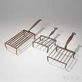 Three Wrought Iron Broilers