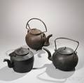 Three Cast Iron Hearth Kettles