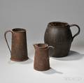Iron Pitcher Iron Jug and Iron Measure