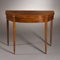 Federal Inlaid Mahogany Card Table