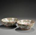 Two Famille Rose Porcelain Bowls