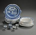 Group of Canton Porcelain Table Items