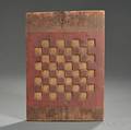 Redpainted Pine Checkerboard