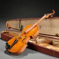 Cased Horse Headcarved Violin