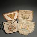 Four Masonic Aprons