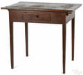 Painted pine work table 19th c