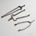 Three Pairs of Wrought Iron Ember Tongs
