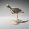 Carved and Painted Running Shorebird Decoy