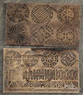 Two carved springerle boards