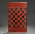 Red and Blackpainted Game Board