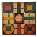 Painted Parcheesi Board