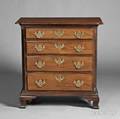 Diminutive Chippendale Walnut Chest of Drawers
