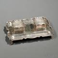 George V Sterling Silver Ink Stand