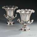 Two Victorian Elkington Mason  Co Silverplate Wine Coolers