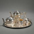 Fourpiece German 835 Silver Tea and Coffee Service