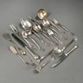 German 800 Silver Flatware Service