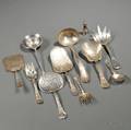 Ten Pieces of American Sterling Silver Flatware