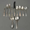Assembled American Sterling Silver Flatware Service