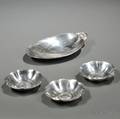 Four Tiffany  Co Sterling Silver Dishes