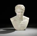 After AntoineDenis Chaudet French 17631810 White Marble Bust of Napoleon