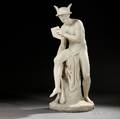 White Marble Figure of Mercury Preparing to Slay Argus
