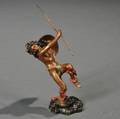 Franz Bergman Austrian Coldpainted Bronze Figure of an Indian