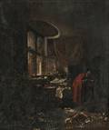 After Thomas Wyck Dutch 16161677 Interior of an Alchemists Study
