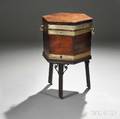 George III Brassbound Mahogany Wine Cooler