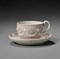 Wedgwood Threecolor Jasper Dip Cup and Saucer