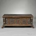 Renaissancestyle Carved Walnut Cassone