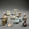 Twelve Romanstyle Glass Vessels
