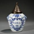 Dutch Delft Tobacco Jar