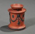 Wedgwood Rosso Antico Incense Burner and Cover