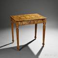 Italian Neoclassical Marquetryveneered Side Table