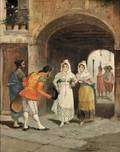 Jose Maria Jardines Spanish 18621914 A Courtly Greeting
