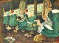 Daphne French Dunbar American 18831959 The Pullman Car